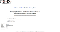 Desktop Screenshot of ons.com