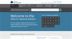 Desktop Screenshot of ons.gov.uk
